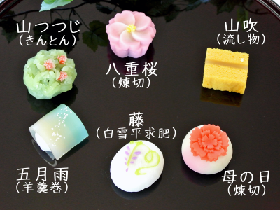 2015年5月の上生菓子