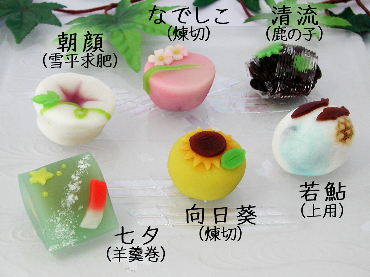 2015年7月の上生菓子