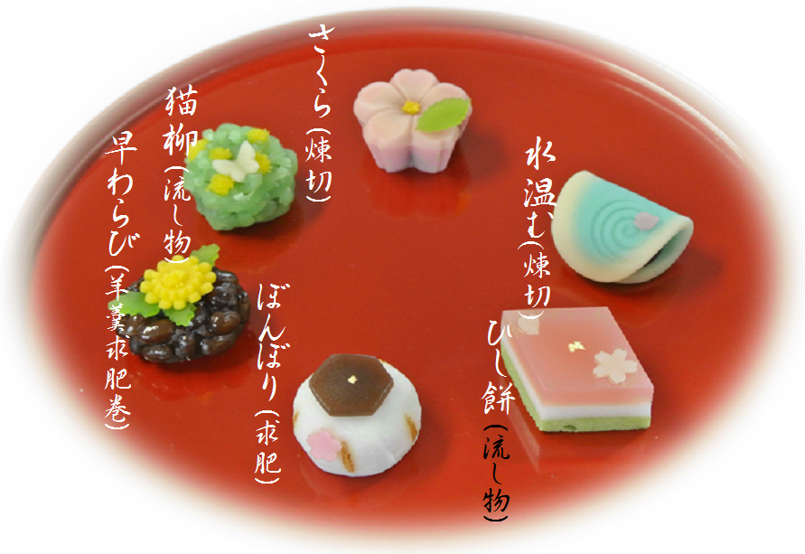 2016年3月の上生菓子