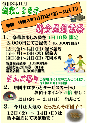 創業祭126年